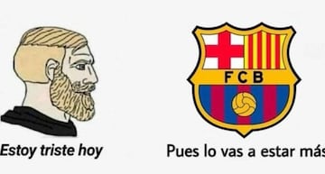 Los memes se ceban con el Bar?a tras la derrota ante el Atleti