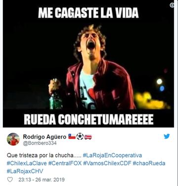 Rueda, el blanco de los memes