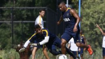 El colombiano volvi&oacute; a la titular en el partido frente a Bol&iacute;var por la Copa Libertadores.