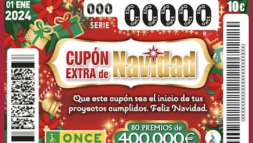 Extra de Navidad de la ONCE: a qué hora es y cuánto toca de premio en el sorteo del 1 de enero