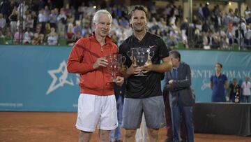 Moyá, campeón en Marbella ante un dignísimo John McEnroe