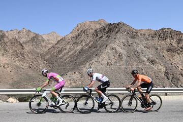 Escapada de la cuarta etapa del Tour de Omán 2022.