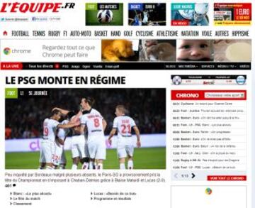 Portadas de la prensa extranjera