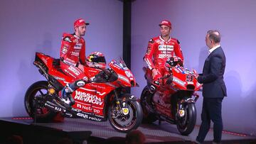 Dovizioso y Petrucci, pilotos de Ducati en MotoGP 2019.