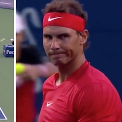 Nadal sacó de quicio a Paire con este tremendo punto