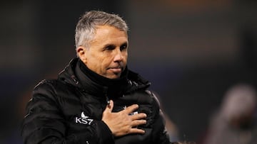 Futbol, Huachipato vs Ohiggins.
Fecha 18, campeonato Nacional 2023.
El entrenador de Huachipato Gustavo Álvarez, dirige durante el partido contra Ohiggins por primera division disputado en el estadio Huachipato
Talcahuano, Chile.
22/07/2023
Marco Vasquez/Photosport
Football, Huachipato vs Ohiggins
18th date, 2023 National Championship.
Huachipato head coach Gustavo Álvarez, gestures during first division match against Ohiggins at Huachipato stadium.
Talcahuano, Chile.
22/07/2023
Marco Vasquez/Photosport