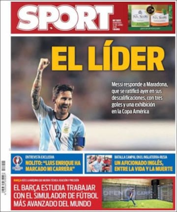 Portadas de la prensa mundial