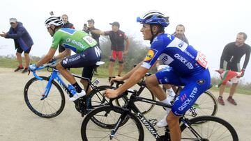 12/09/18   VUELTA A CICLISTA A ESPA&Ntilde;A 2018    ETAPA 17     GETXO - BALCON DE BIZKAIA    ALEJANDRO VALVERDE ENRIC MAS