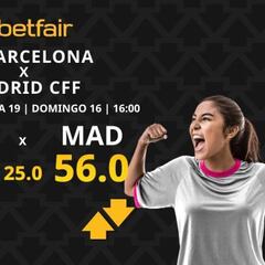 FC Barcelona vs. Madrid CFF: horario, dónde ver, pronósticos y clasificación