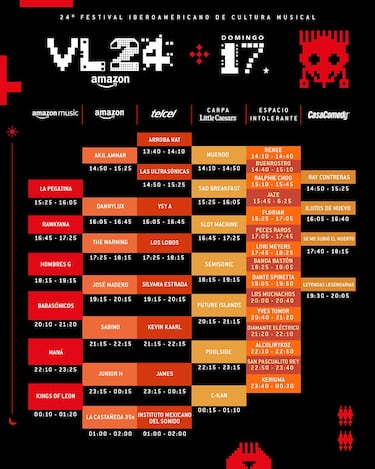 Vive Latino 2024: quién toca cada día, artistas, bandas y mapa del Festival