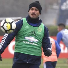 Mauricio Pinilla se sumaría a las bajas de la U ante La Serena