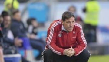 Berrizo durante el encuentro.