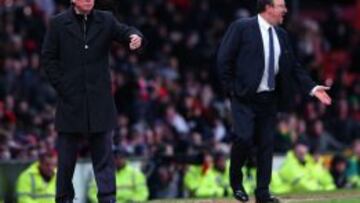 Alex Ferguson y Rafa Benítez