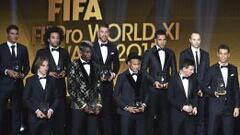 Messi, Cristiano y Neymar lideran el 11 ideal de 2015