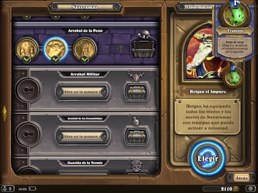 Hearthstone: La Maldición de Naxxramas, Impresiones Ala 2