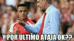 Los memes que humillan al Arsenal y defienden a Alexis