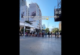 Es italiana, llegó a Chile hace cinco años y todavía se asombra con esto: “En mi país es puro caos por las calles”