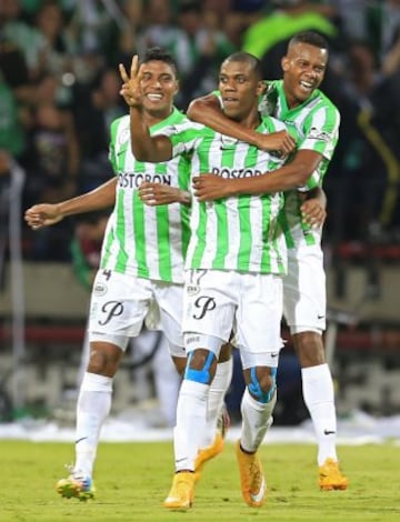 Atlético Nacional y River Plate igualaron 1-1 en la primera final de la Copa Sudamericana. 