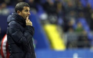 El entrenador del Málaga, Javi Gracia.