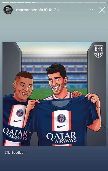 Asensio ya se ve compañero de Mbappé... pero en el Bernabéu