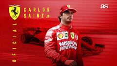 Carlos Sainz ficha por Ferrari. 