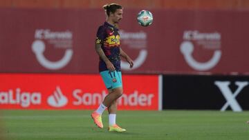 Griezmann, antes del Mallorca-Barça.