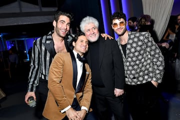 Edgar Ramirez, Pedro Almodóvar y Darren Criss.