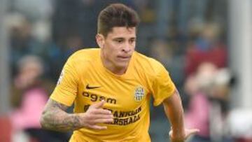 Iturbe, con el Hellas Verona.