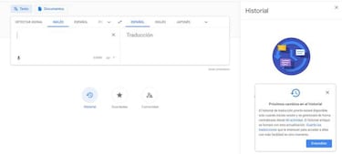 Google Translate te ayudará a encontrar traducciones usadas en el pasado