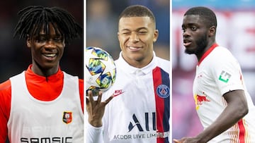 Camavinga, Mbapp&eacute; y Upamecano, la columna vertebral de fichajes que el Real Madrid pretende en 2021.