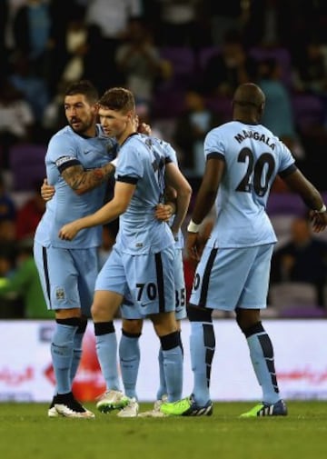 Manchester City se enfrentó a Hamburgo en el Al Ain, de los Emiratos Árabes Unidos. 