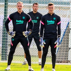 Lío en la portería del Barça