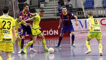 Santa Coloma-Bar?a y Movistar Inter-Ja¨¦n en cuartos de Copa