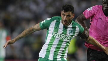Gonzalo Castellani durante el partido entre Nacional y Boyacá Chicó por la Liga Águila II-2018