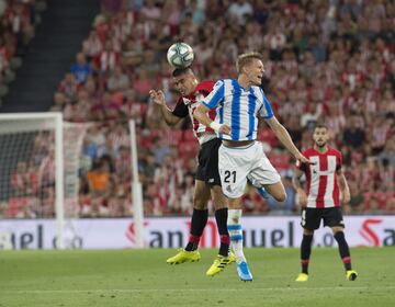 Martin Odegaard y Unai López.
