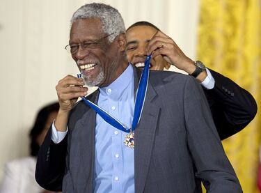 The world of basketball and beyond (Jordan, Celtics, Obama...) pay tribute to Bill Russell