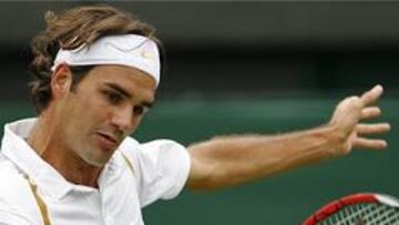 <b>PASO FÁCIL.</b> Teimuraz Gabashvili ha sido el primer rival del suizo en caer en tierras británicas.