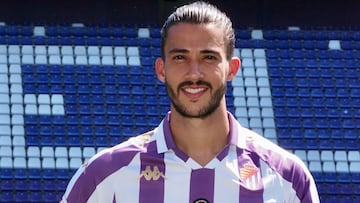 Valladolid. 23/8/2023. Presentación de Gustavo Henrique como futbolistas blanquivioletas. Photogenic/Miguel Ángel Santos