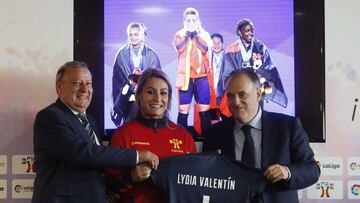 Homenaje en LaLiga a Lydia Valentin por sus tres medallas