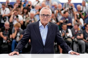 Marco Bellocchio durante la alfombra roja del Festival de Cannes 2023.