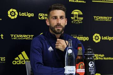 Jos&eacute; Mari durante la conferencia de prensa previa a visitar El Sadar.