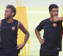 Neymar se acuerda de Suárez