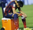 Neymar y Jordi Alba, lesionados, dicen adiós a la temporada
