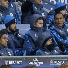 James Rodríguez juega menos con Zidane que con Benítez