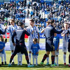 Los chavales Armenteros y Arauz, novedades del Leganés en Eibar