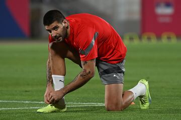 Serbia's forward Aleksandar Mitrovic