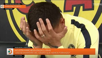 Marches&iacute;n abandona entrevista tras romper en llanto