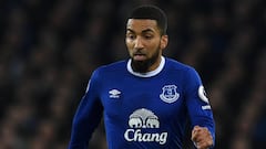 Aaron Lennon, frente al Arsenal.