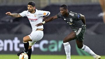 Banega, junto a Pogba.