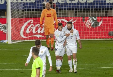 Lucas Vázquez marcó el definitivo 1-3 en el minuto 91.